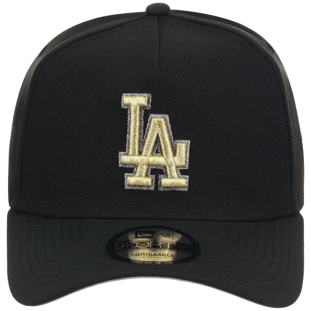 Los Angeles Dodgers MLB Black x Gold FASHION CORE New Era 9FORTY A-Frame