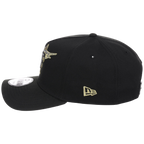 Miami Marlins MLB Black x Gold FASHION CORE New Era 9FORTY A-Frame