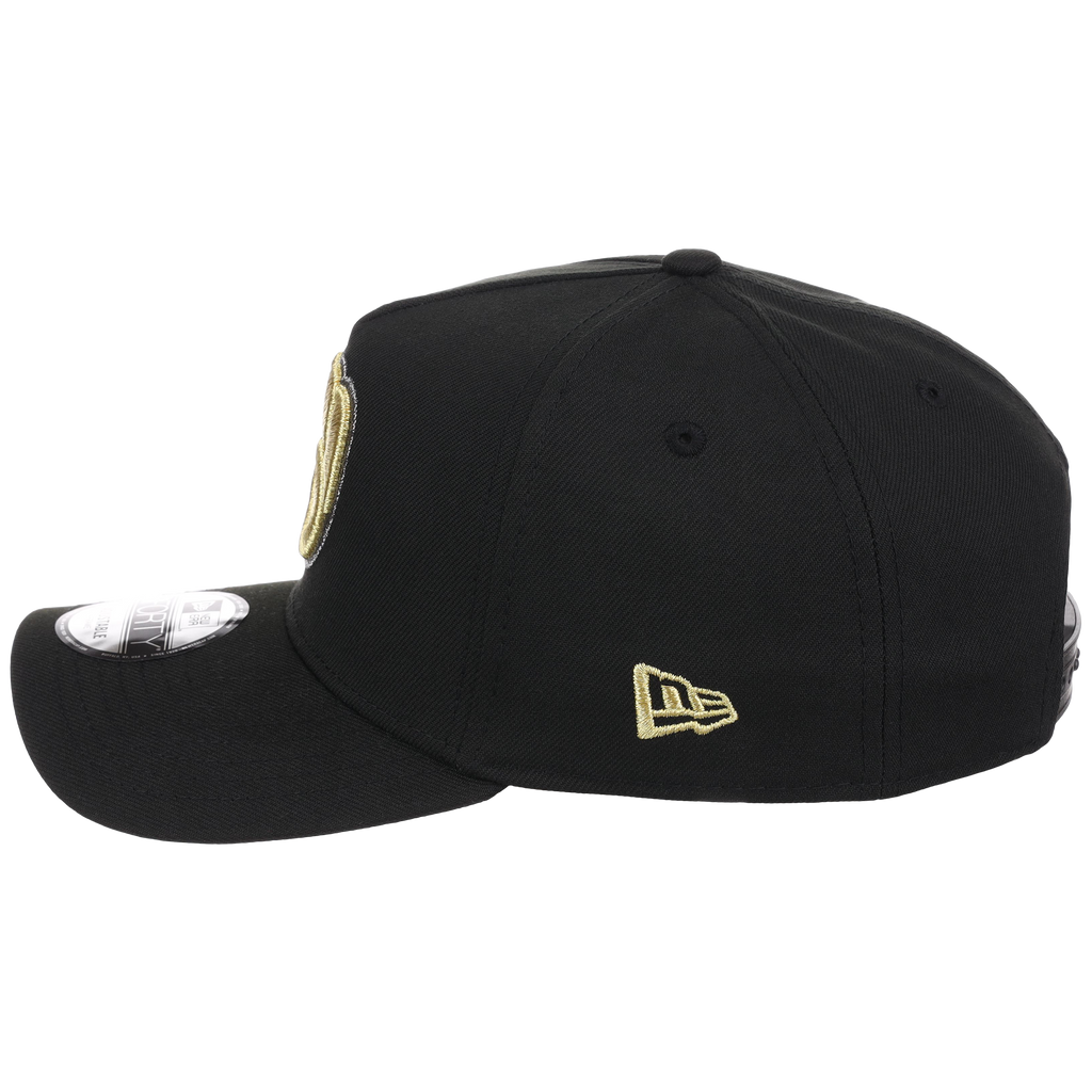 Milwaukee Brewers MLB Black x Gold FASHION CORE New Era 9FORTY A-Frame