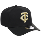 Minnesota Twins MLB Black x Gold FASHION CORE New Era 9FORTY A-Frame