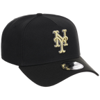 New York Mets MLB Black x Gold FASHION CORE New Era 9FORTY A-Frame