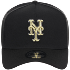 New York Mets MLB Black x Gold FASHION CORE New Era 9FORTY A-Frame