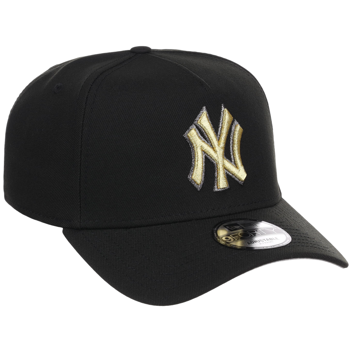 New York Yankees MLB Black x Gold FASHION CORE New Era 9FORTY A-Frame