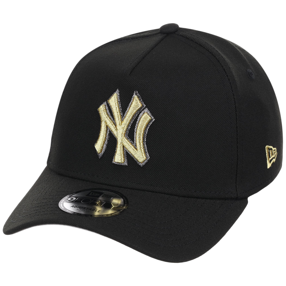 New York Yankees MLB Black x Gold FASHION CORE New Era 9FORTY A-Frame