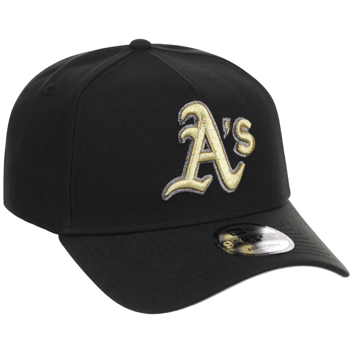 Oakland Athletics MLB Black x Gold FASHION CORE New Era 9FORTY A-Frame