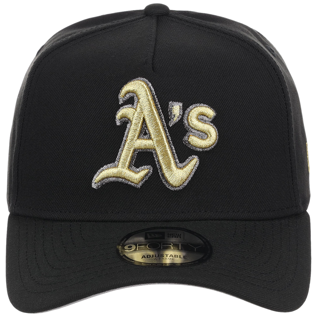Oakland Athletics MLB Black x Gold FASHION CORE New Era 9FORTY A-Frame