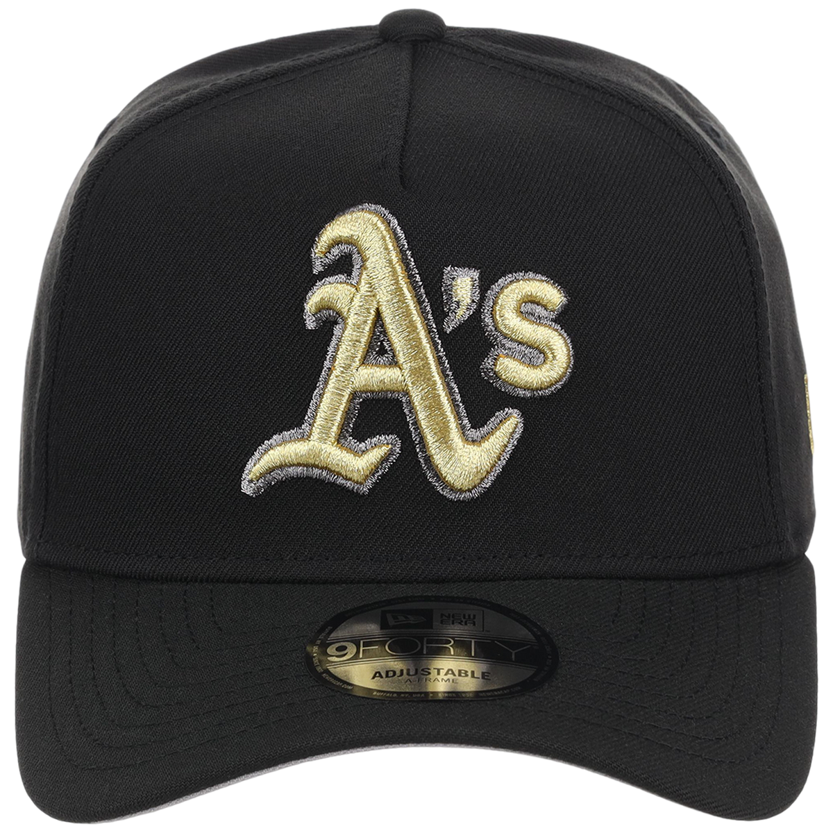 Oakland Athletics MLB Black x Gold FASHION CORE New Era 9FORTY A-Frame
