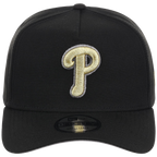 Philadelphia Phillies MLB Black x Gold FASHION CORE New Era 9FORTY A-Frame