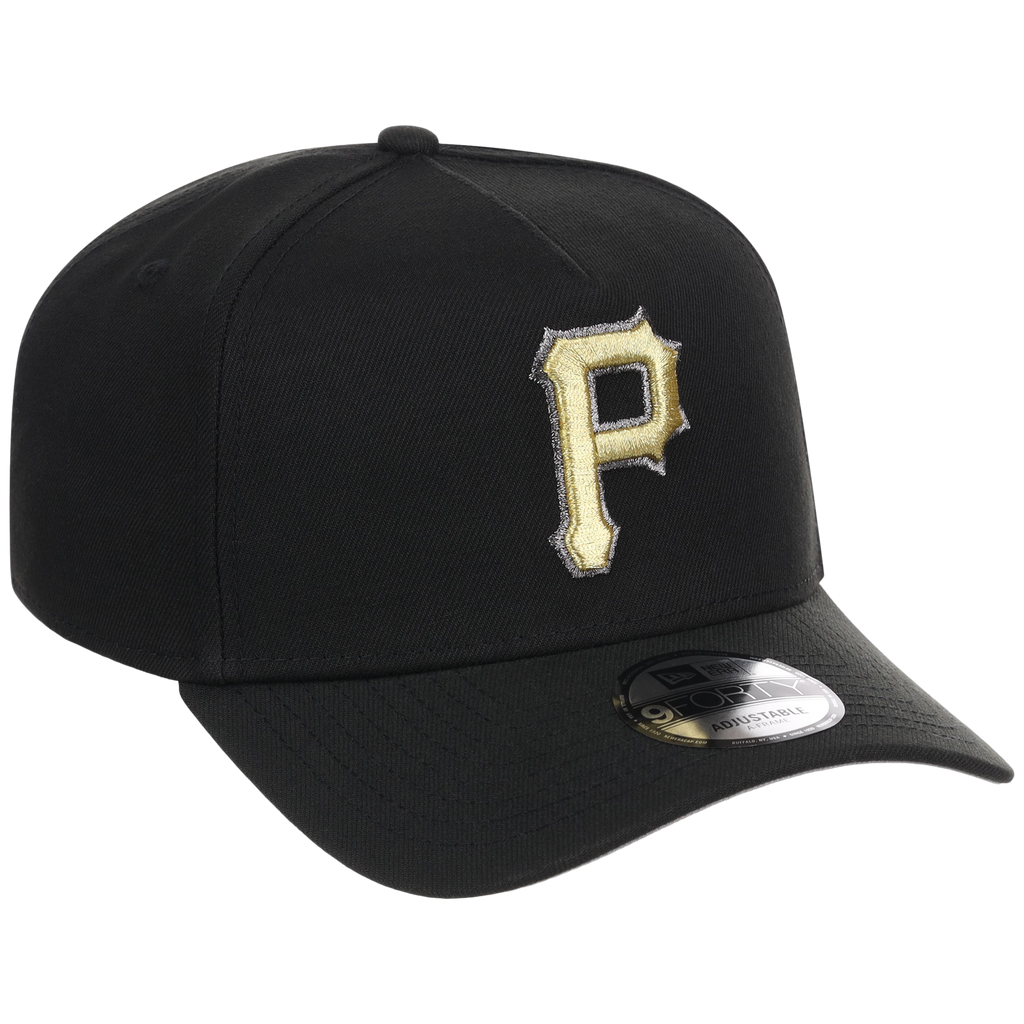 Pittsburgh Pirates MLB Black x Gold FASHION CORE New Era 9FORTY A-Frame