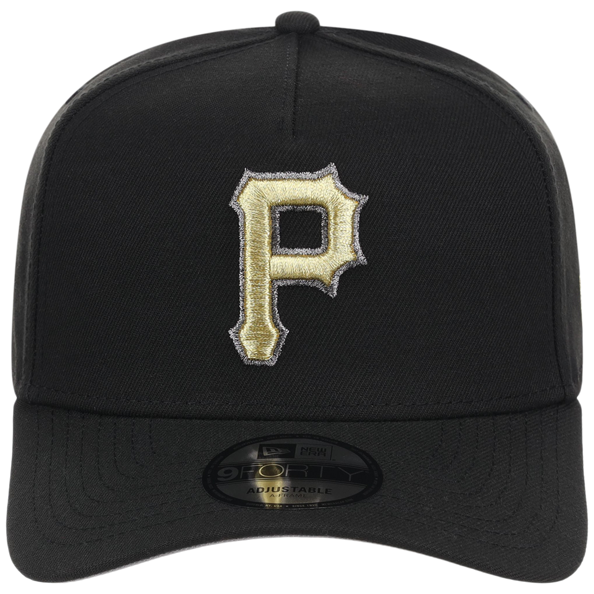 Pittsburgh Pirates MLB Black x Gold FASHION CORE New Era 9FORTY A-Frame