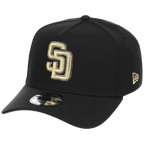 San Diego Padres MLB Black x Gold FASHION CORE New Era 9FORTY A-Frame