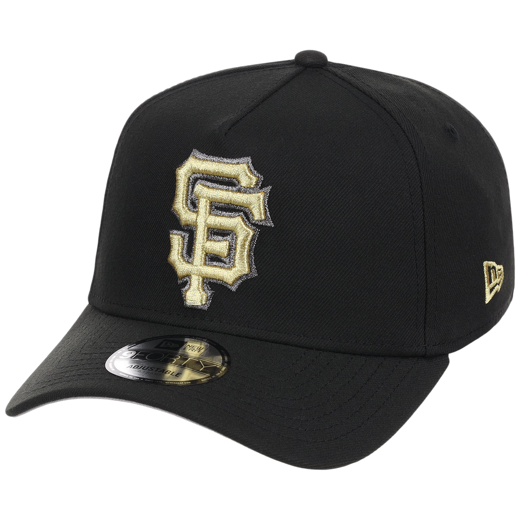 San Francisco Giants MLB Black x Gold FASHION CORE New Era 9FORTY A-Frame