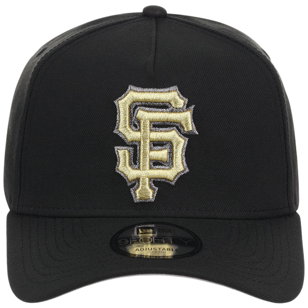 San Francisco Giants MLB Black x Gold FASHION CORE New Era 9FORTY A-Frame