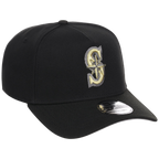 Seattle Mariners MLB Black x Gold FASHION CORE New Era 9FORTY A-Frame