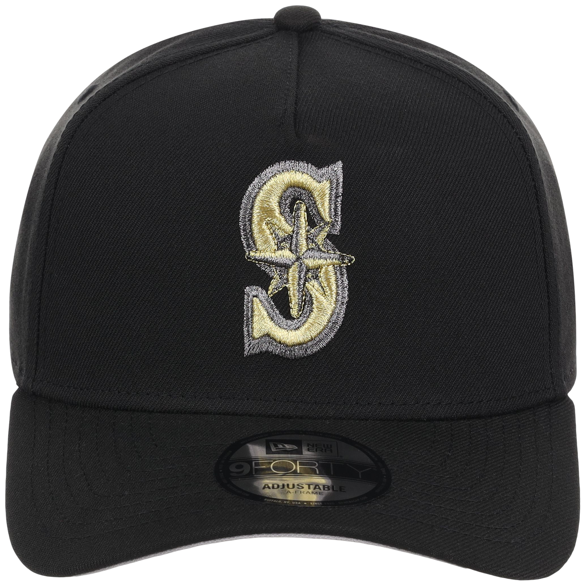 Seattle Mariners MLB Black x Gold FASHION CORE New Era 9FORTY A-Frame
