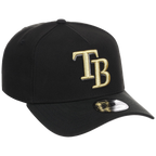 Tampa Bay Rays MLB Black x Gold FASHION CORE New Era 9FORTY A-Frame
