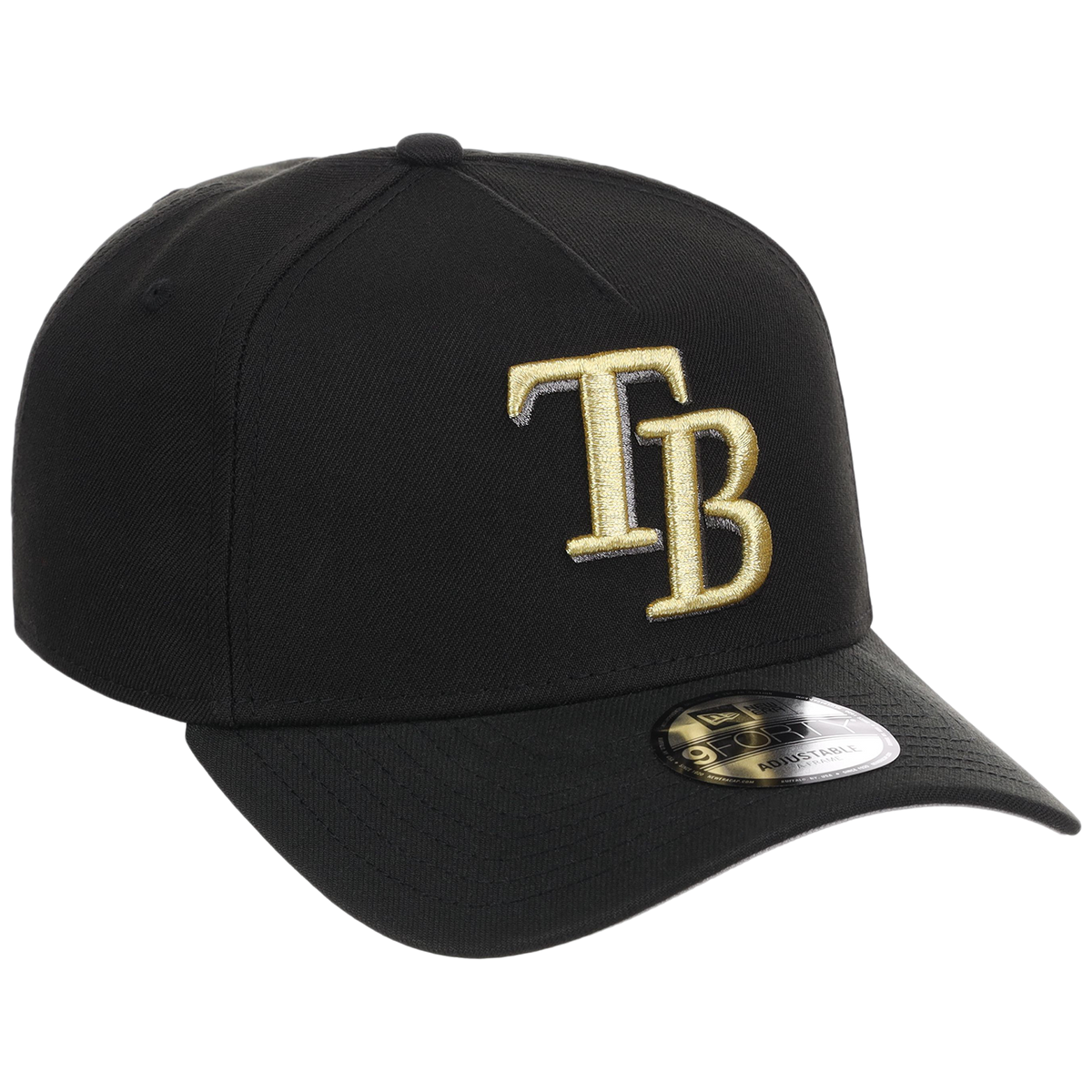 Tampa Bay Rays MLB Black x Gold FASHION CORE New Era 9FORTY A-Frame