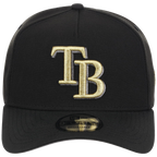 Tampa Bay Rays MLB Black x Gold FASHION CORE New Era 9FORTY A-Frame