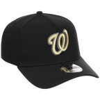Washington Nationals MLB Black x Gold FASHION CORE New Era 9FORTY A-Frame