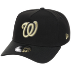 Washington Nationals MLB Black x Gold FASHION CORE New Era 9FORTY A-Frame