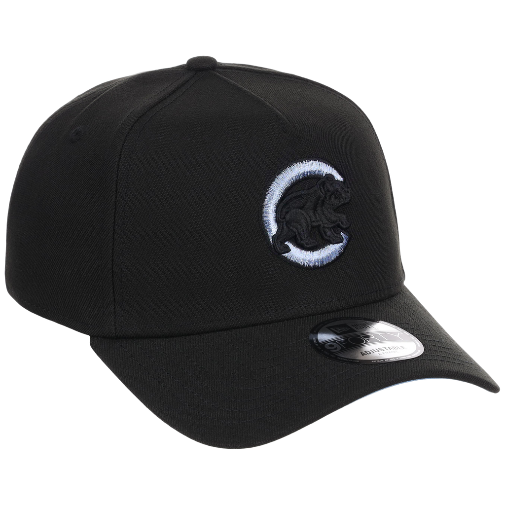 Chicago Cubs MLB Black Sky FASHION CORE New Era 9FORTY A-Frame