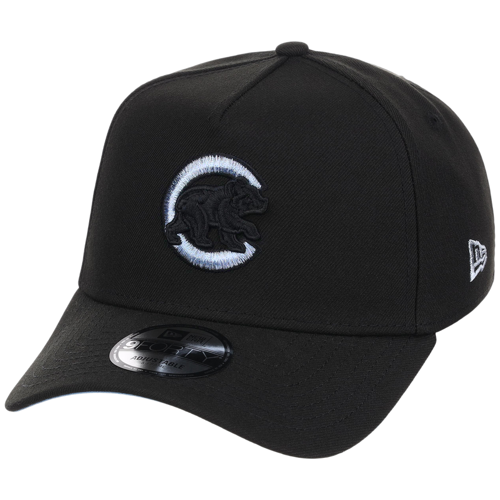 Chicago Cubs MLB Black Sky FASHION CORE New Era 9FORTY A-Frame