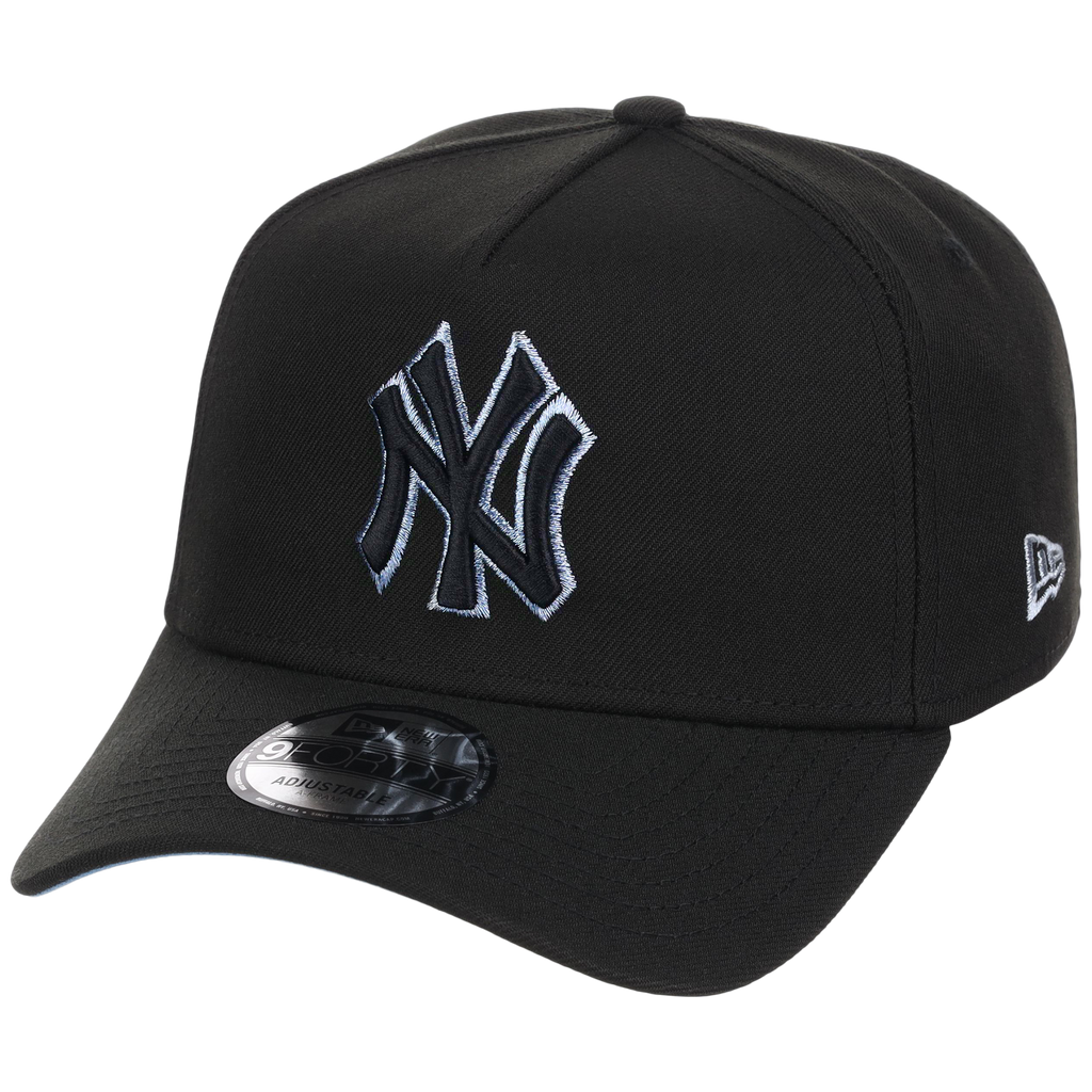 New York Yankees MLB Black Sky FASHION CORE New Era 9FORTY A-Frame