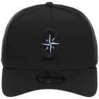 Seattle Mariners MLB Black Sky FASHION CORE New Era 9FORTY A-Frame
