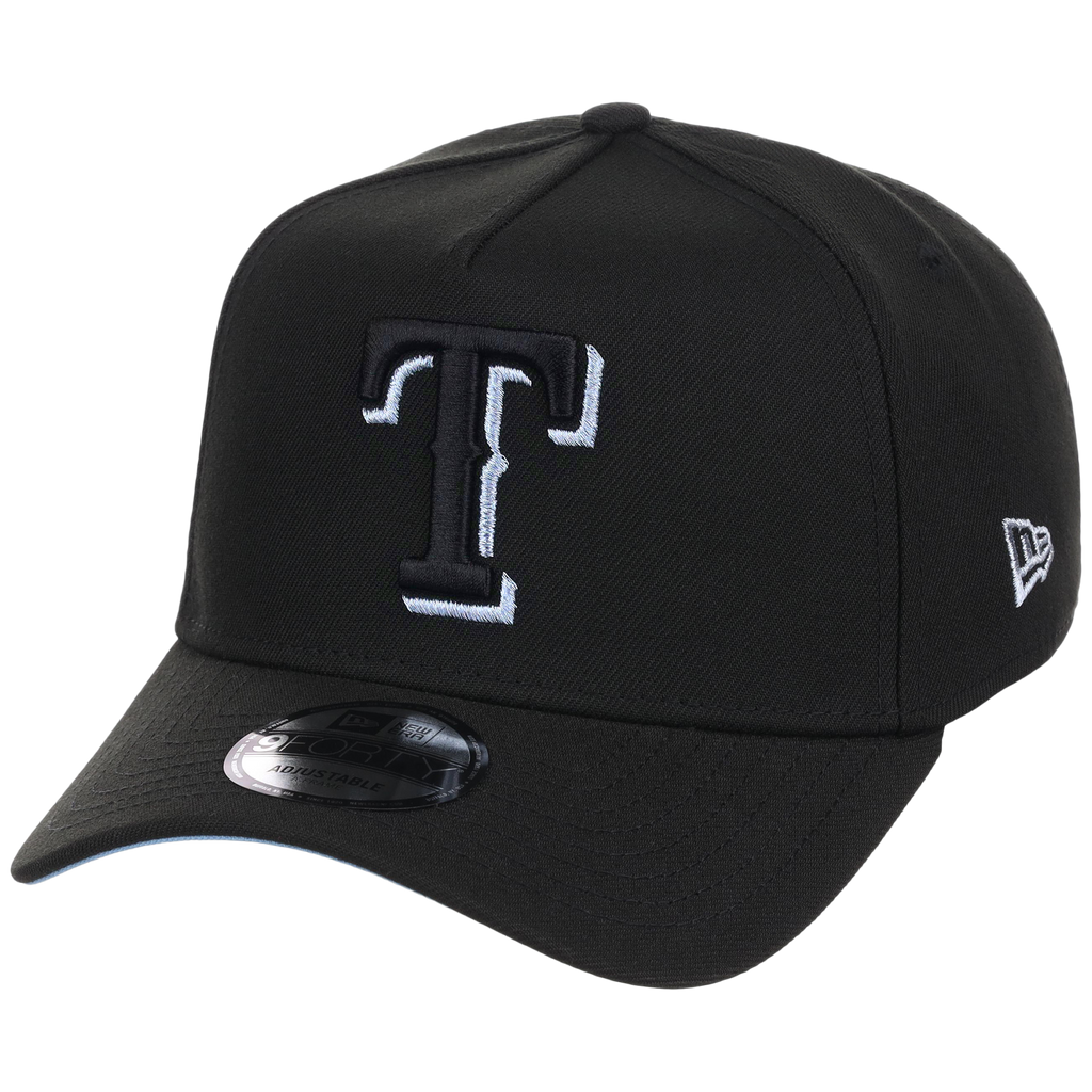 Texas Rangers MLB Black Sky FASHION CORE New Era 9FORTY A-Frame