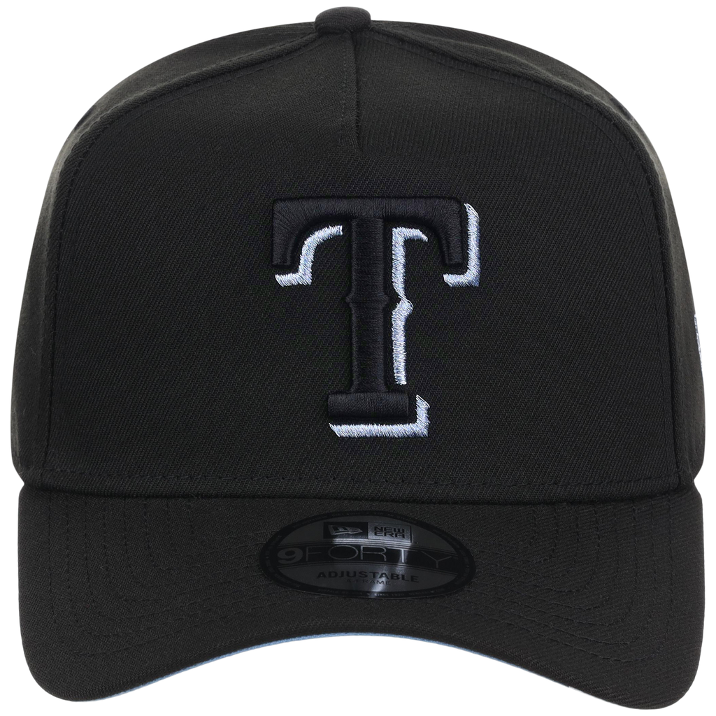 Texas Rangers MLB Black Sky FASHION CORE New Era 9FORTY A-Frame