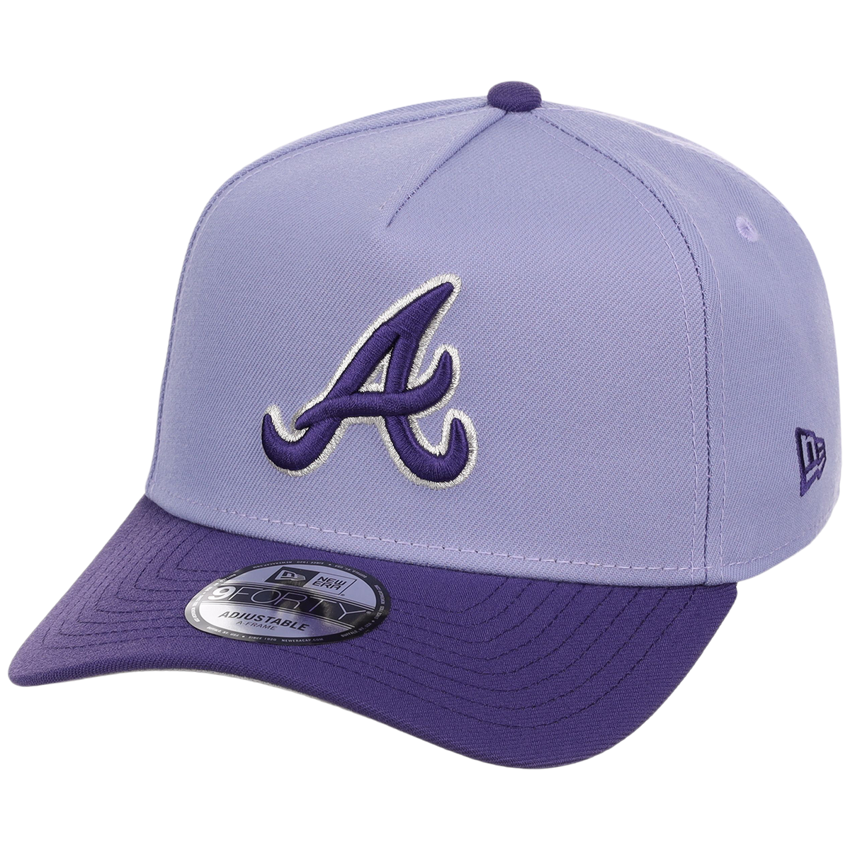 Atlanta Braves MLB Lavender x Purple FASHION CORE New Era 9FORTY A-Frame