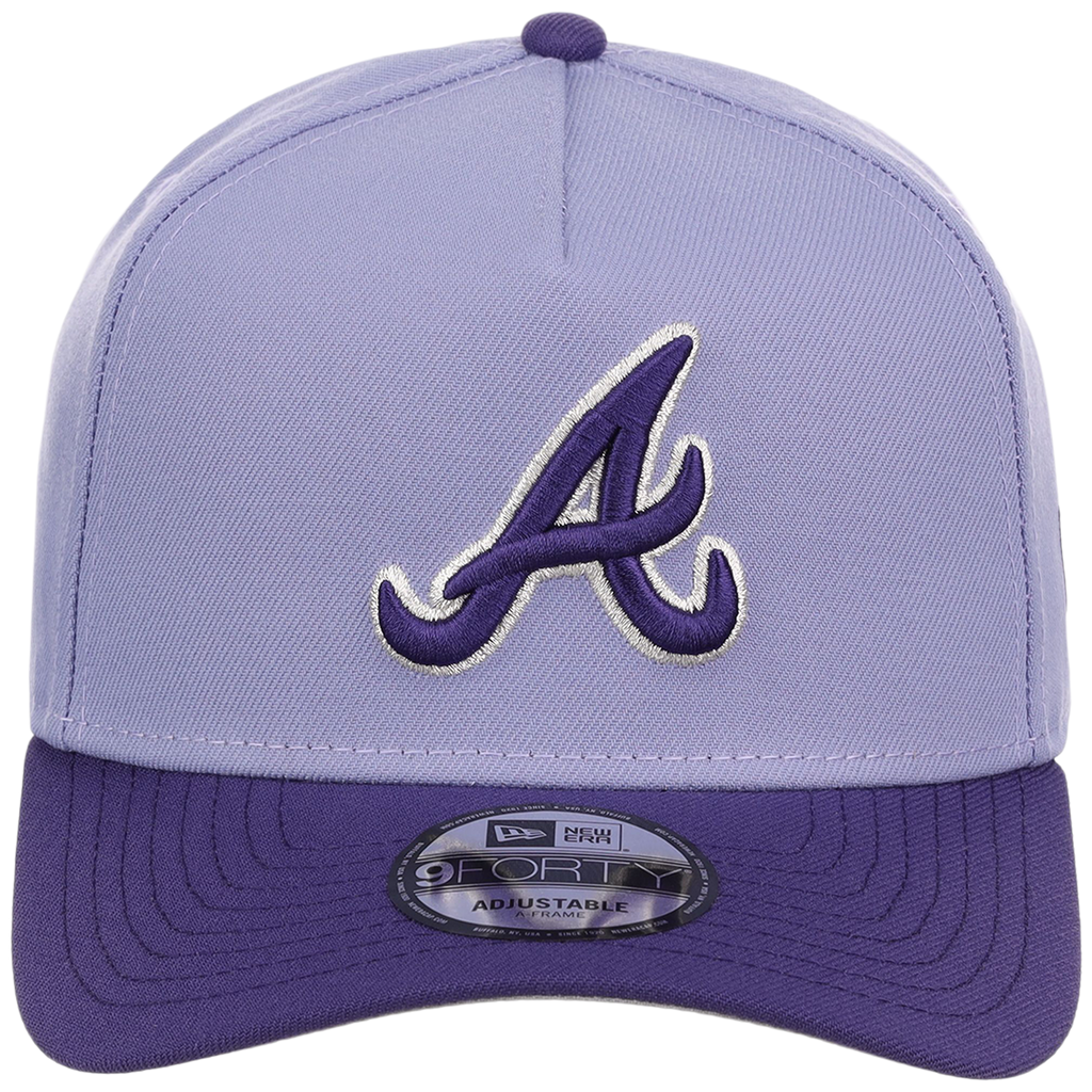 Atlanta Braves MLB Lavender x Purple FASHION CORE New Era 9FORTY A-Frame