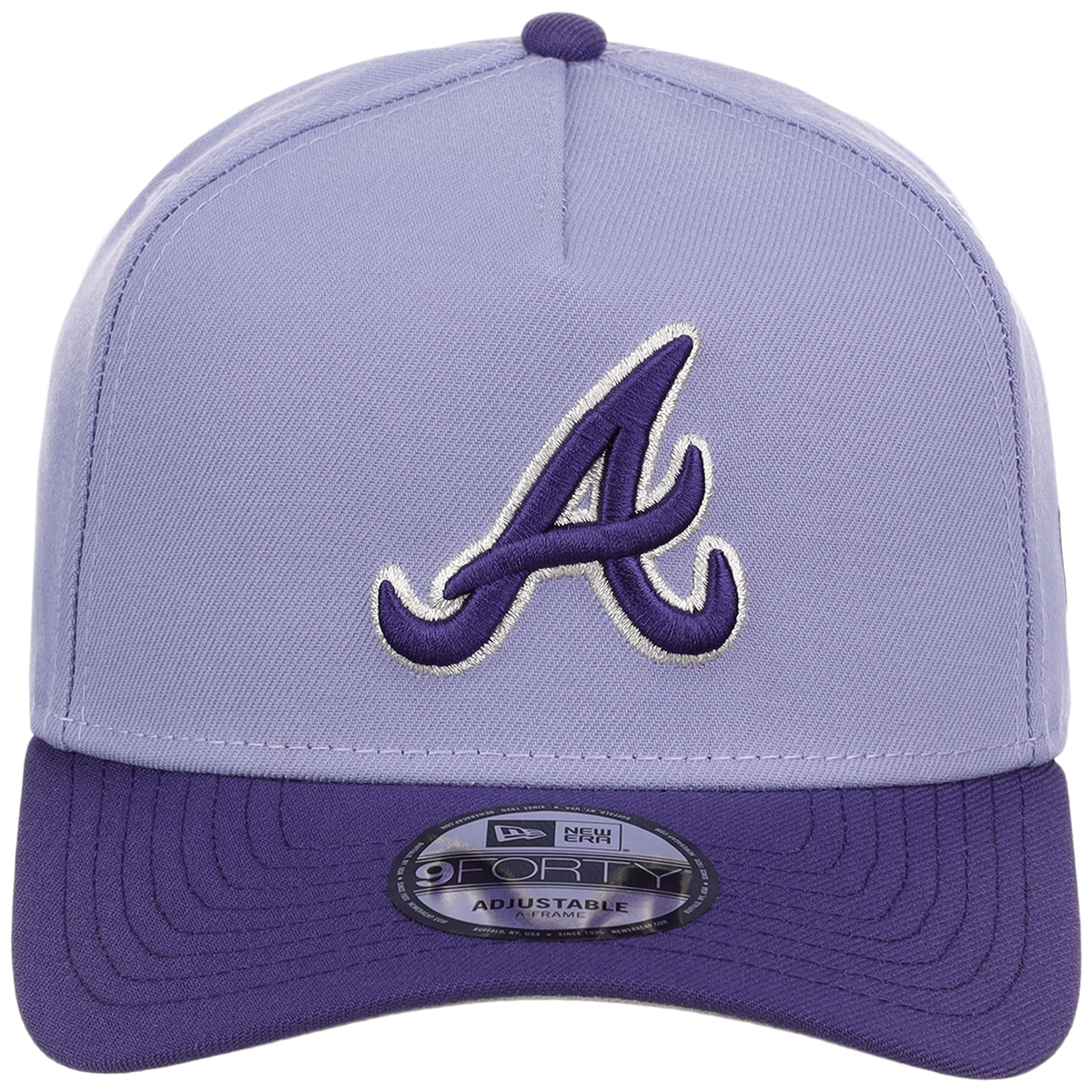 Atlanta Braves MLB Lavender x Purple FASHION CORE New Era 9FORTY A-Frame