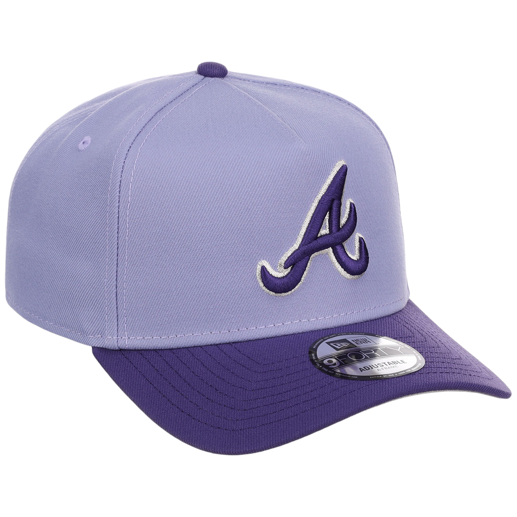 Atlanta Braves MLB Lavender x Purple FASHION CORE New Era 9FORTY A-Frame