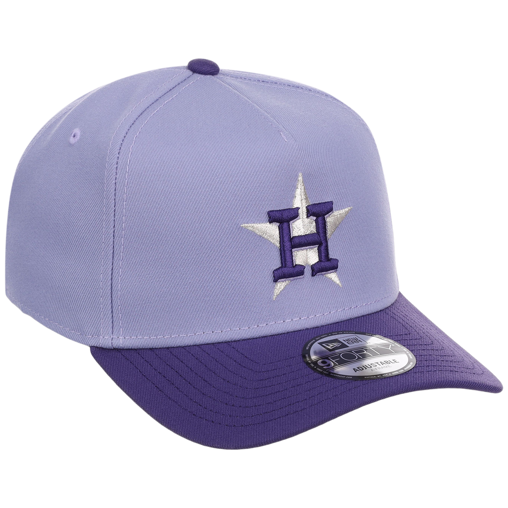 Houston Astros MLB Lavender x Purple FASHION CORE New Era 9FORTY A-Frame