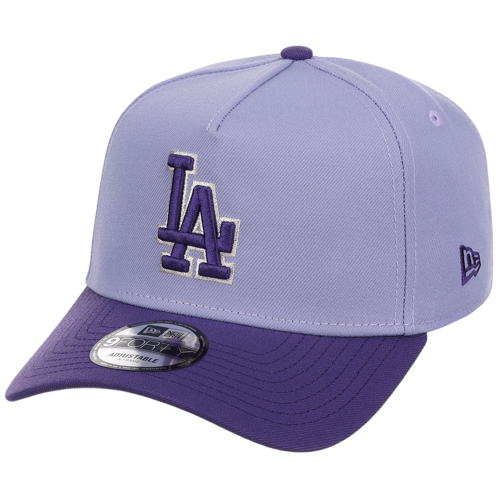 Los Angeles Dodgers MLB Lavender x Purple FASHION CORE New Era 9FORTY A-Frame