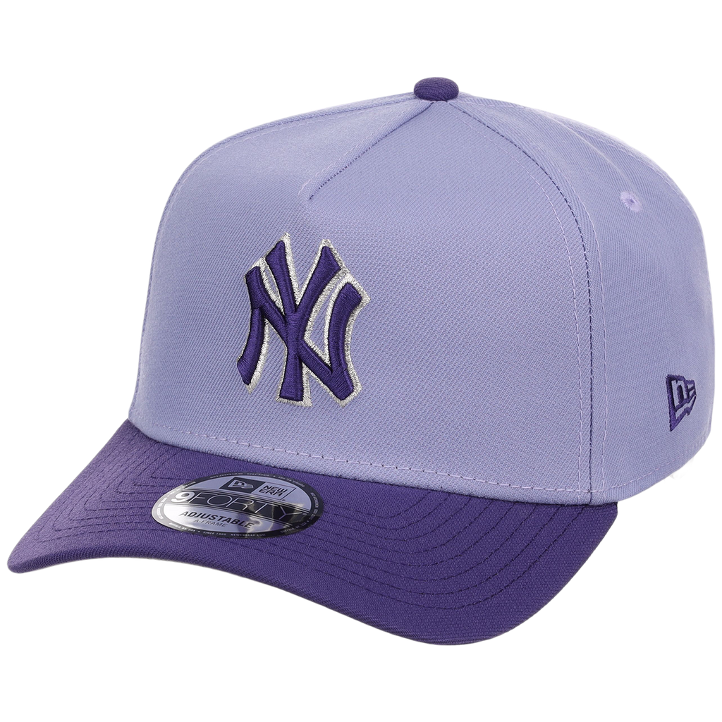 New York Yankees MLB Lavender x Purple FASHION CORE New Era 9FORTY A-Frame