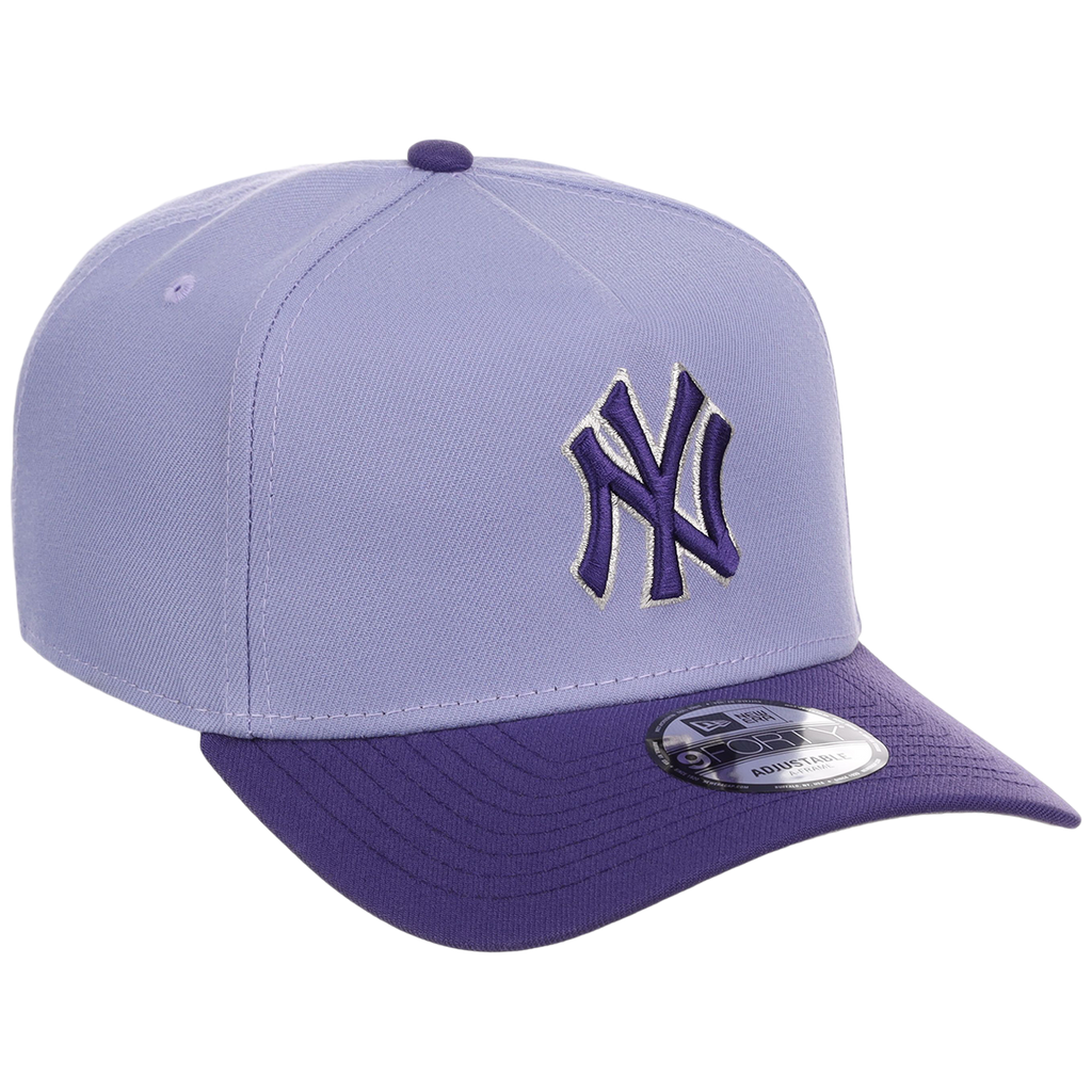 New York Yankees MLB Lavender x Purple FASHION CORE New Era 9FORTY A-Frame