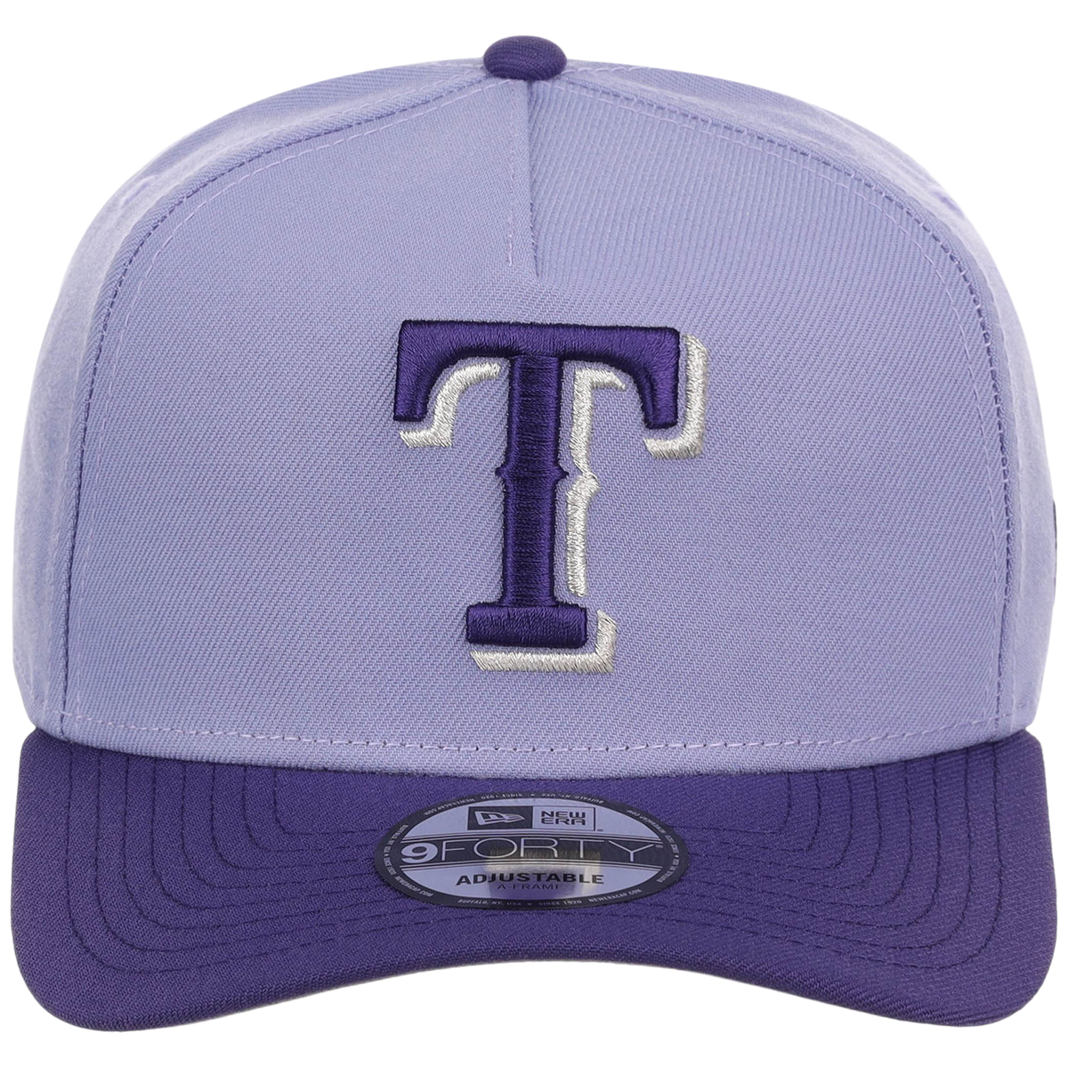 Texas Rangers MLB Lavender x Purple FASHION CORE New Era 9FORTY A-Frame