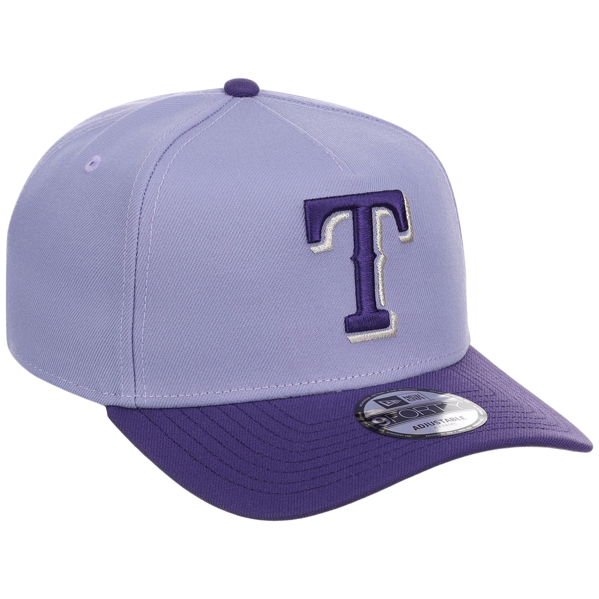 Texas Rangers MLB Lavender x Purple FASHION CORE New Era 9FORTY A-Frame