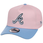 Atlanta Braves MLB Pink x Sky FASHION CORE New Era 9FORTY A-Frame
