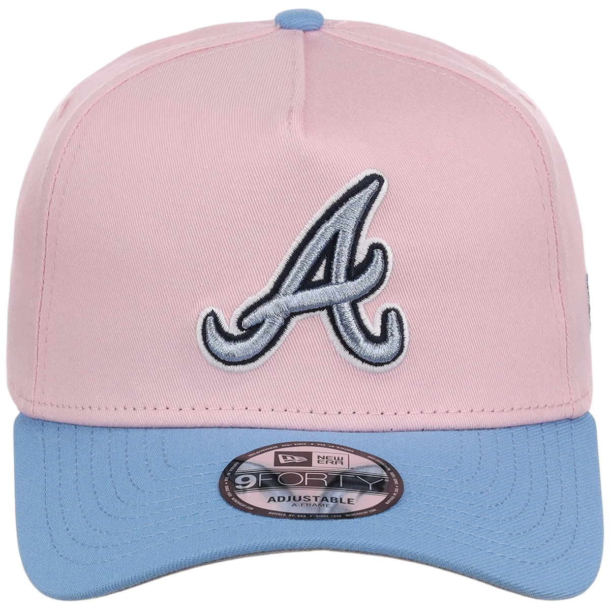 Atlanta Braves MLB Pink x Sky FASHION CORE New Era 9FORTY A-Frame