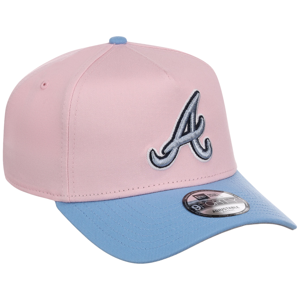 Atlanta Braves MLB Pink x Sky FASHION CORE New Era 9FORTY A-Frame