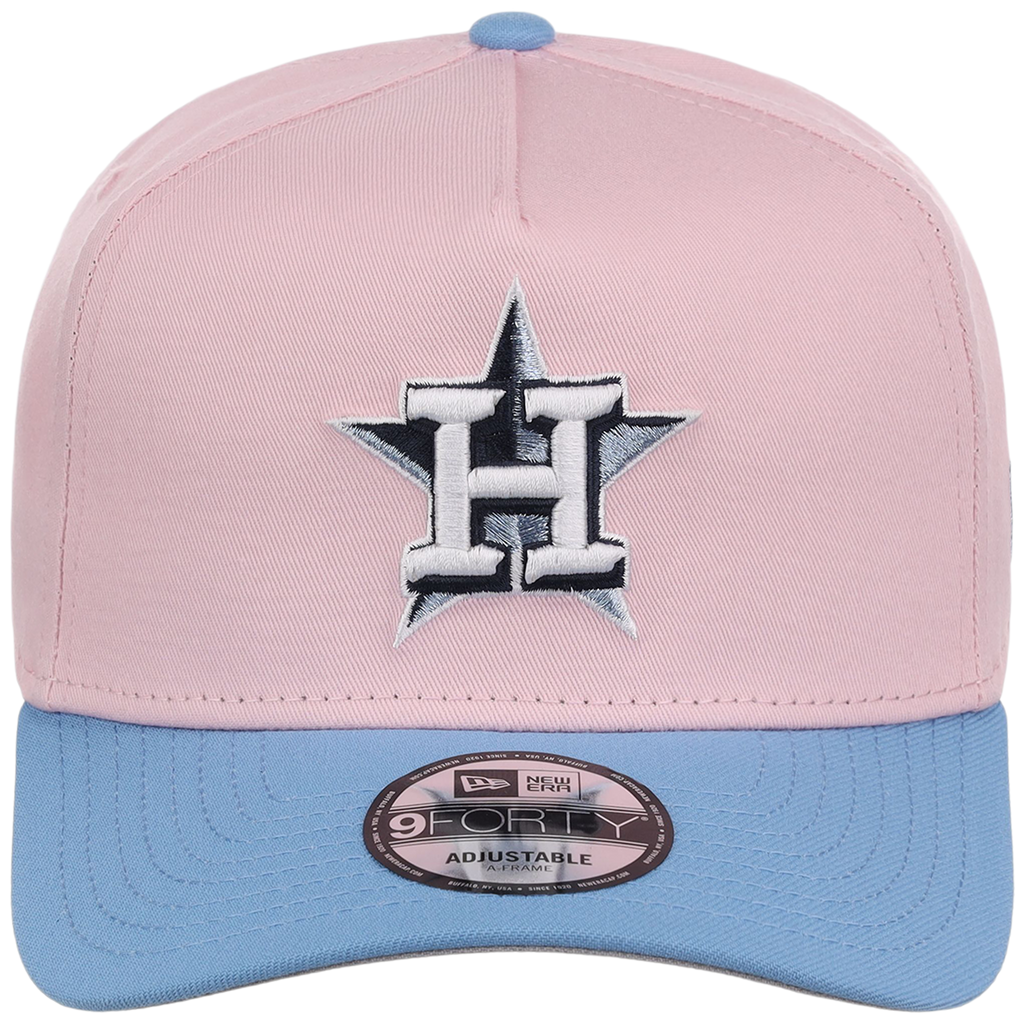 Houston Astros MLB Pink x Sky FASHION CORE New Era 9FORTY A-Frame