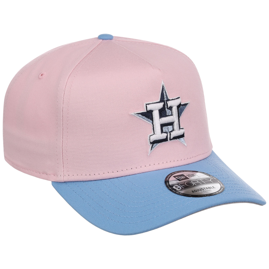 Houston Astros MLB Pink x Sky FASHION CORE New Era 9FORTY A-Frame