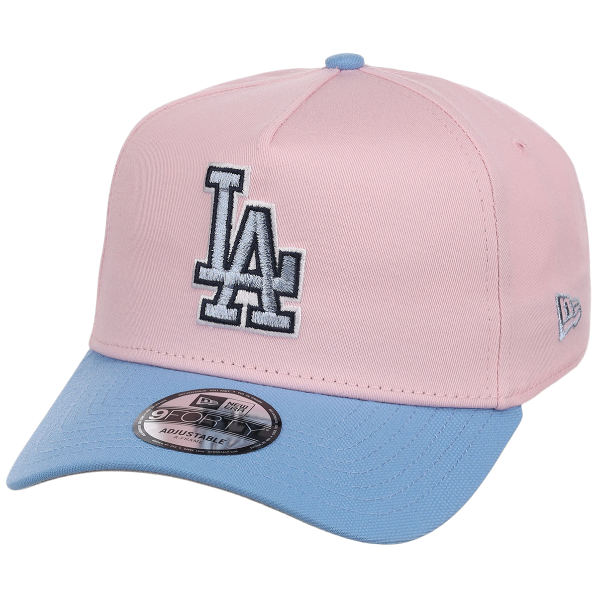 Los Angeles Dodgers MLB Pink x Sky FASHION CORE New Era 9FORTY A-Frame