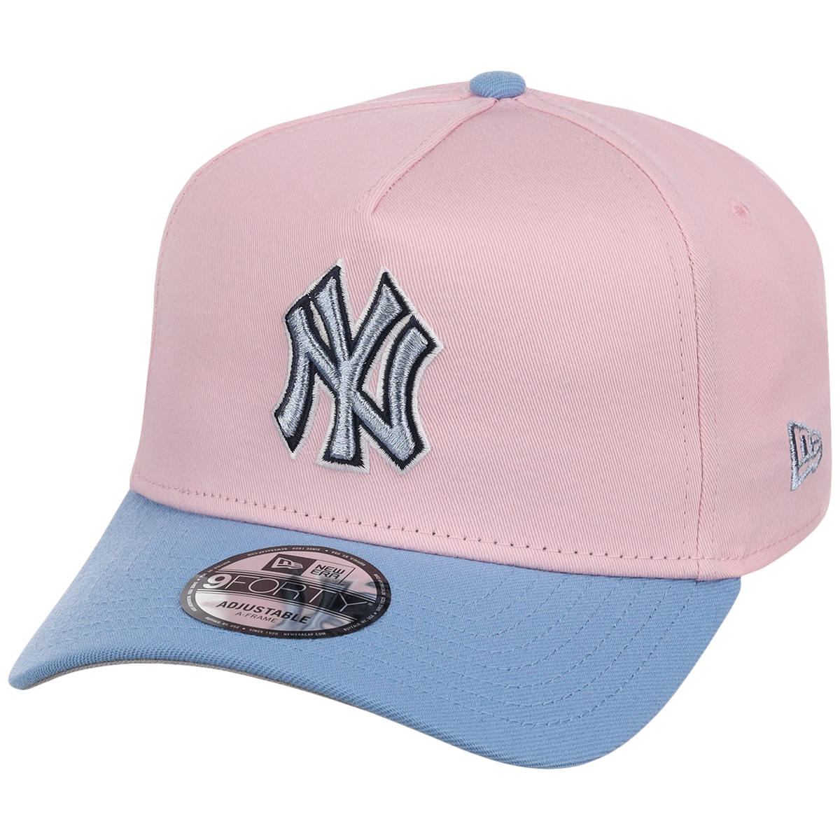New York Yankees MLB Pink x Sky FASHION CORE New Era 9FORTY A-Frame