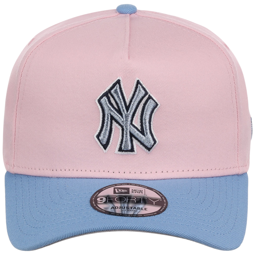 New York Yankees MLB Pink x Sky FASHION CORE New Era 9FORTY A-Frame