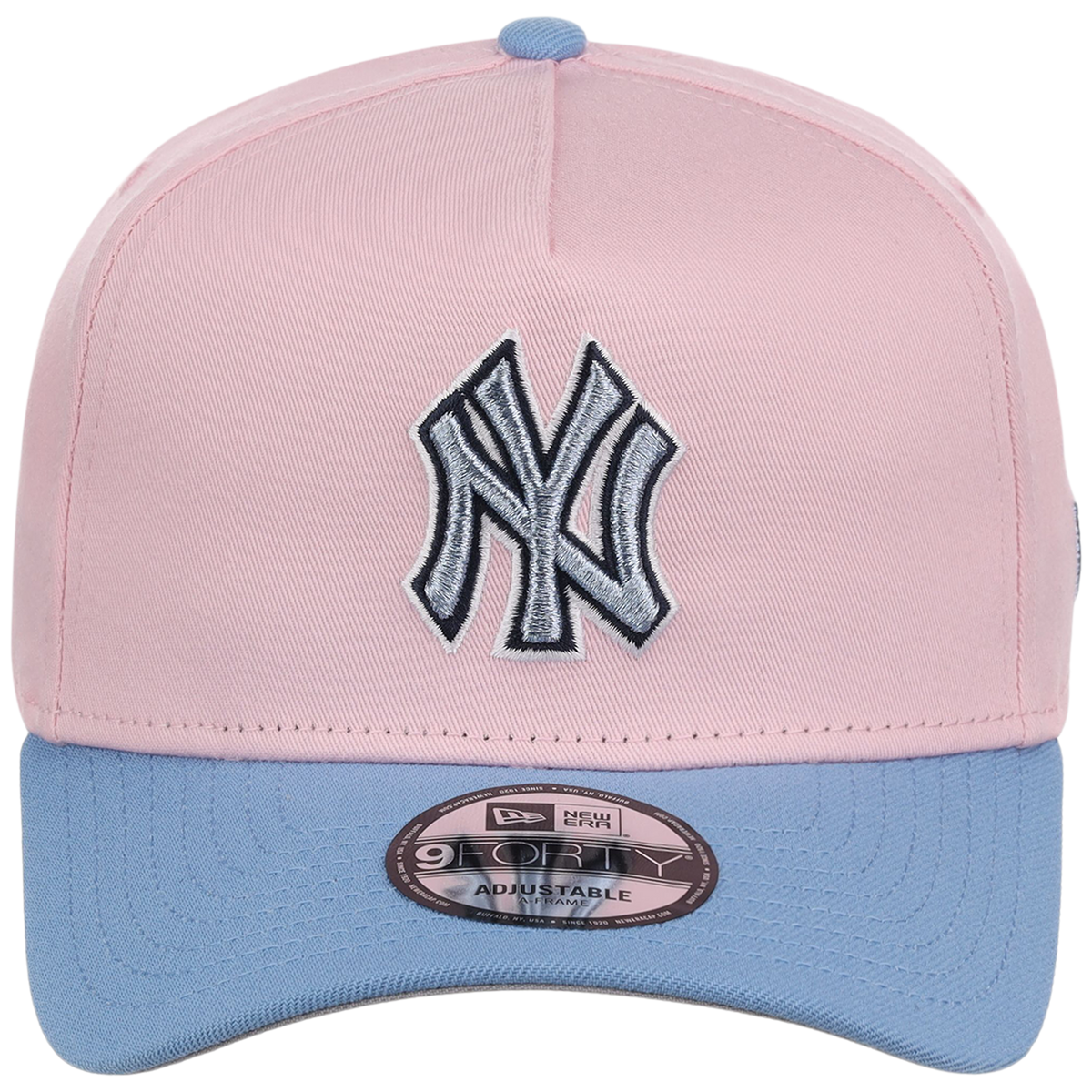 New York Yankees MLB Pink x Sky FASHION CORE New Era 9FORTY A-Frame