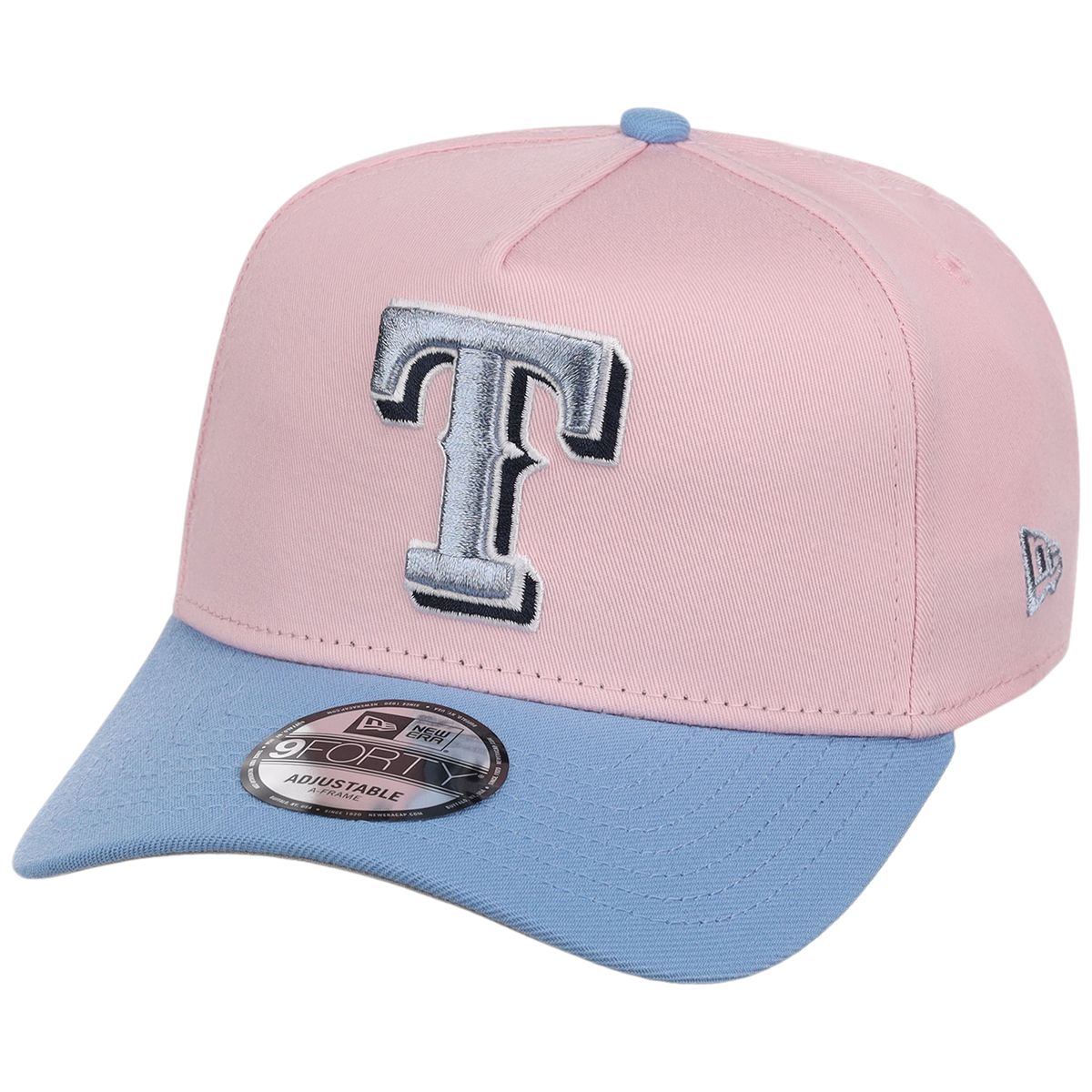 Texas Rangers MLB Pink x Sky FASHION CORE New Era 9FORTY A-Frame